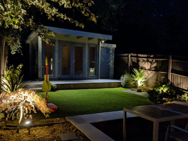 anti glare garden lighting in devon